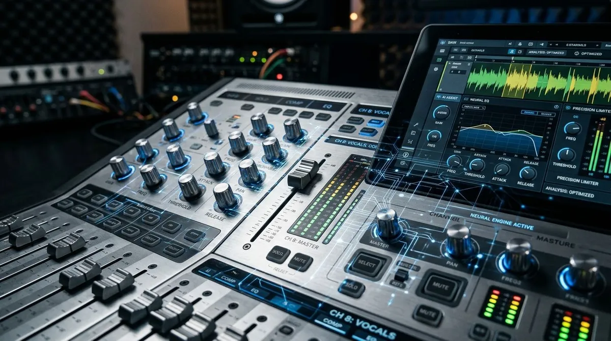 equipamento de processamento de áudio digital