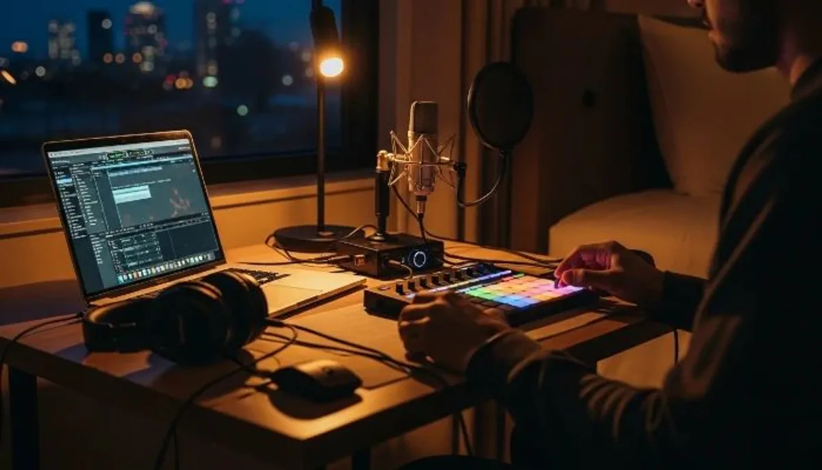 Você está em um quarto de hotel, de repente, vem uma melodia incrível na cabeça