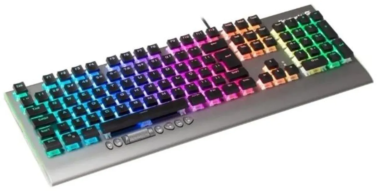 Teclado Gamer Mecânico RGB CRUISER Dark Grey Fortrek