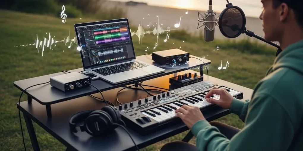 Produção Musical em Qualquer Lugar: Montando um Setup Móvel Imbatível