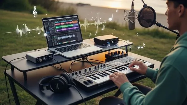 Produção Musical em Qualquer Lugar: Montando um Setup Móvel Imbatível