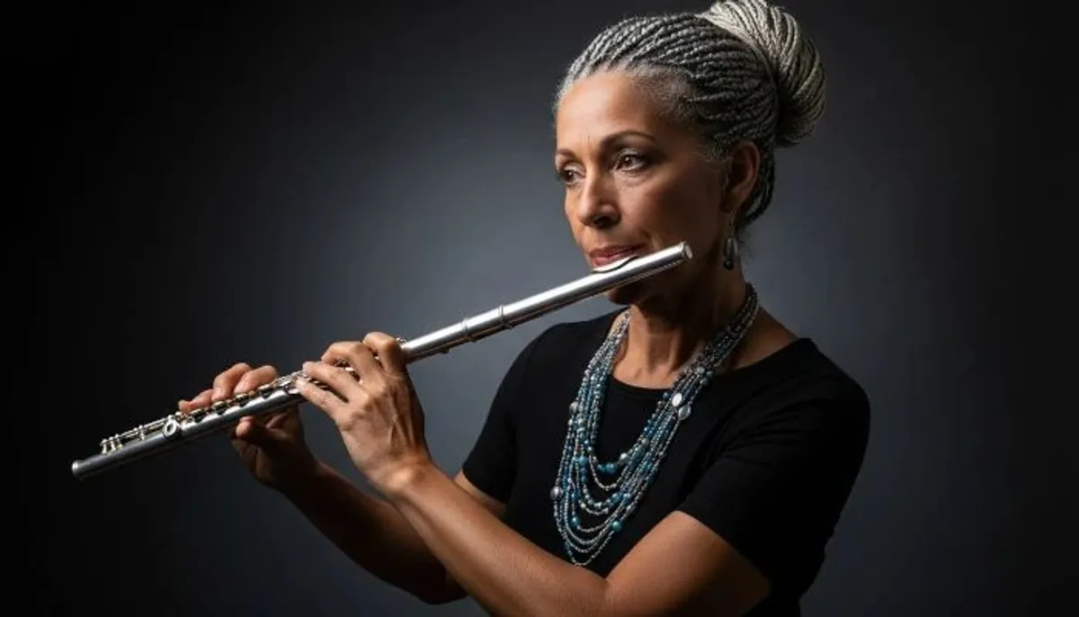 musicista tocando flauta