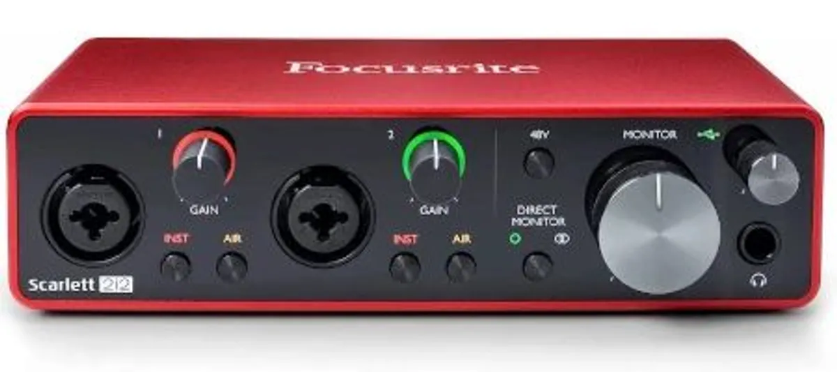 Focusrite SCARLETT 2I2 Interface de Áudio