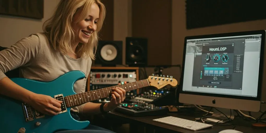 Grave Guitarra Elétrica Sem Amp com Neural DSP Fácil!