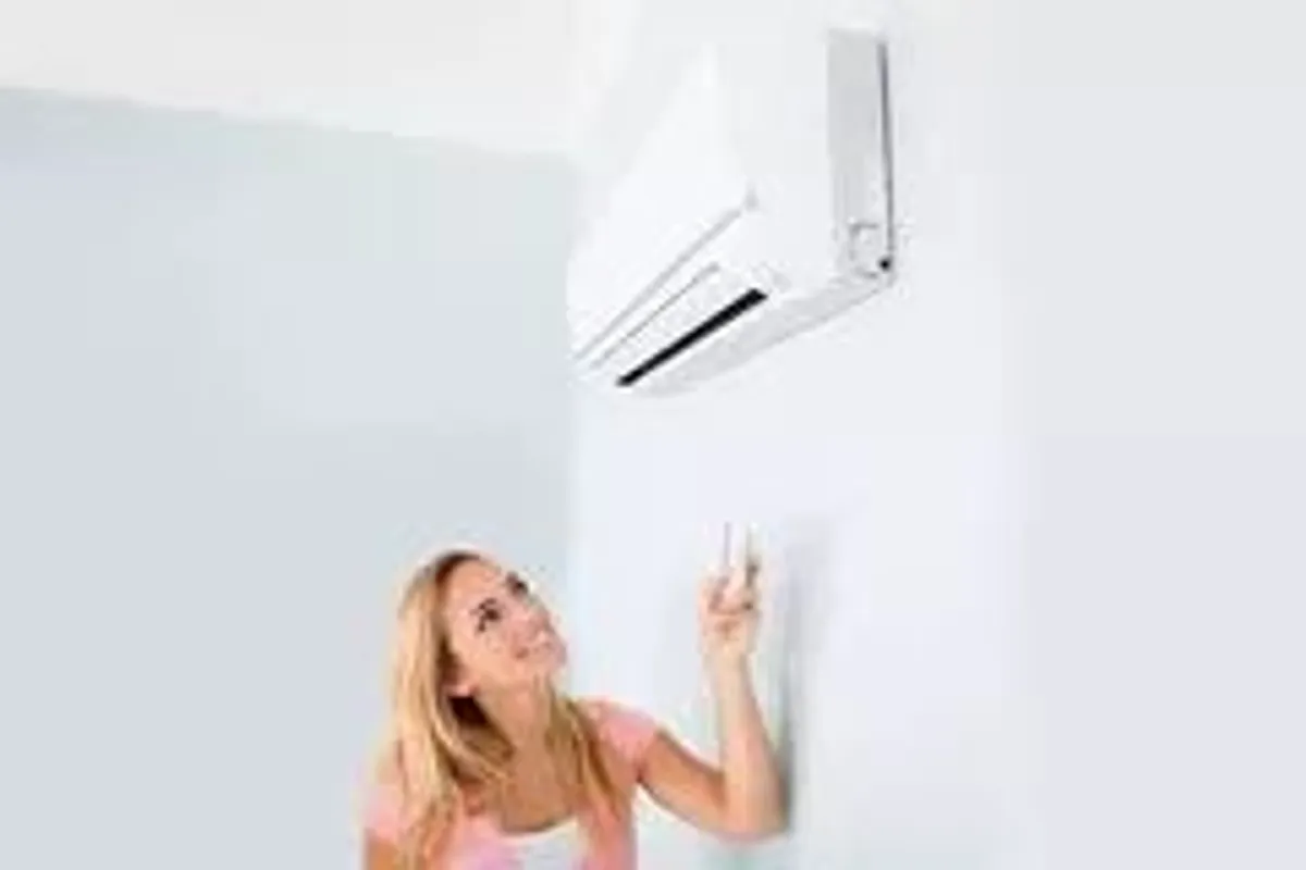 arcondicionado split mulher