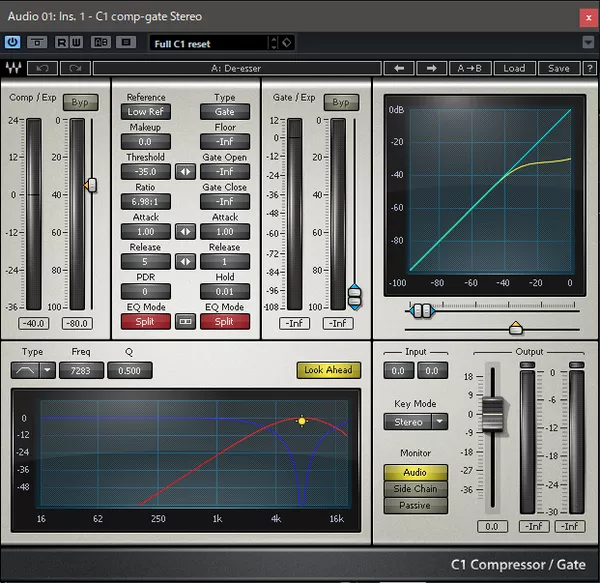 plugins waves c1 compressor