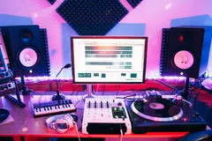 equipamento estudio dj