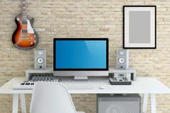 home studio conceito parede