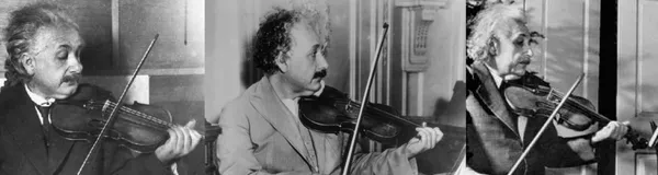 Einstein tocando violino