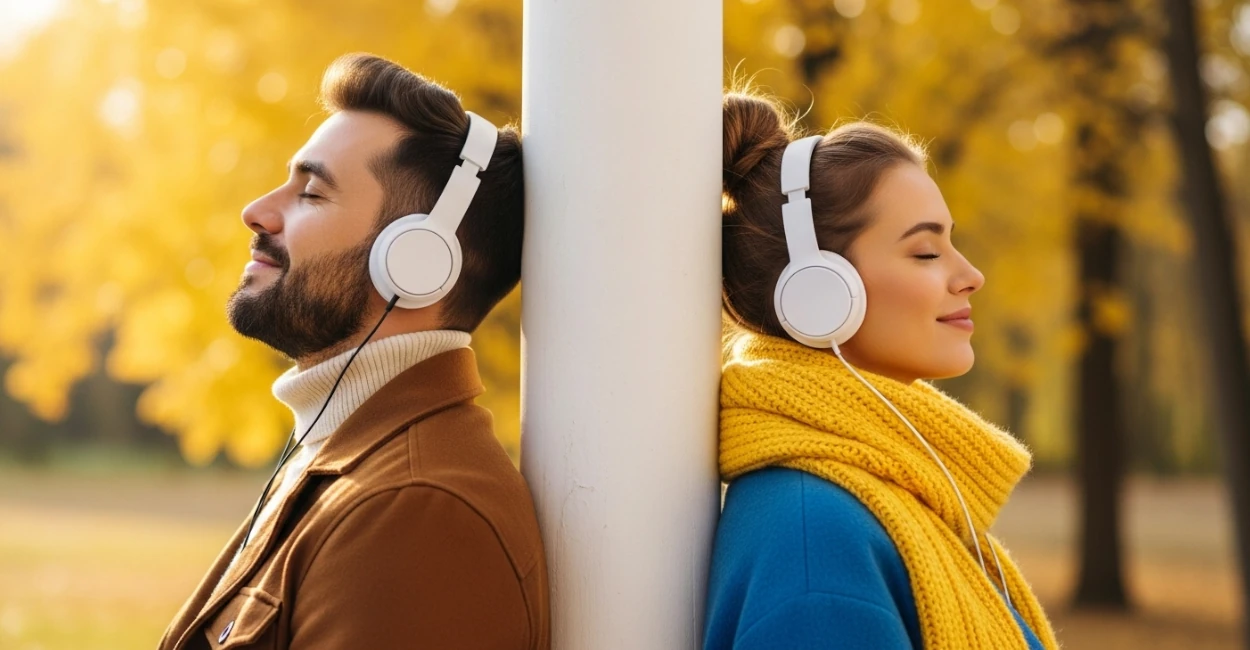 Casal Ouvindo os Três Elementos Mais Importantes da Música