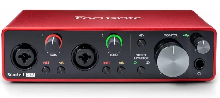 Focusrite SCARLETT 2I2 Interface de Áudio