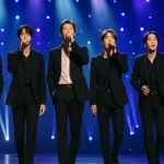 grupo sul-coreano BTS no palco