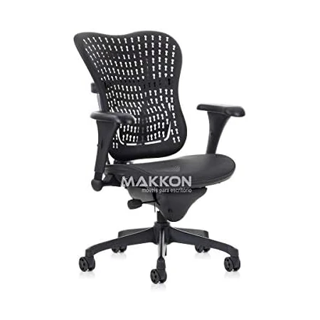 Cadeira Escritório Preta MK-50A - Makkon